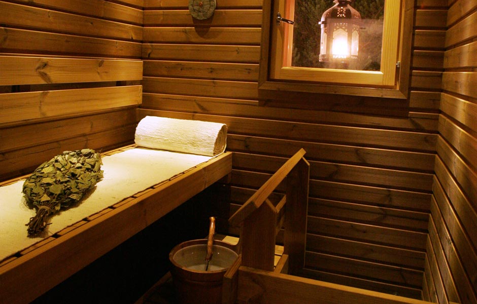 Levin lumienkeli Alppihuoneisto A6 sauna; Levi Snowangel A6